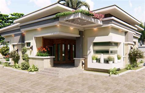 Type Bungalow Nigerian House Plan