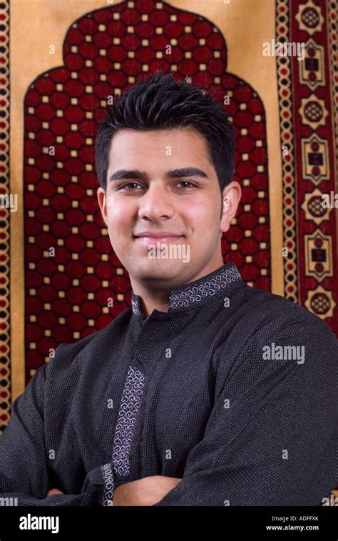 Young Pakistani Man Stock Photo Alamy