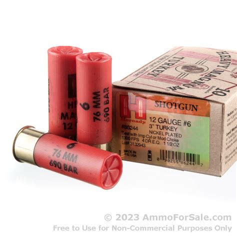 10 Rounds Of Discount 1 12 Ounce 6 Shot 12ga Ammo For Sale By Hornady