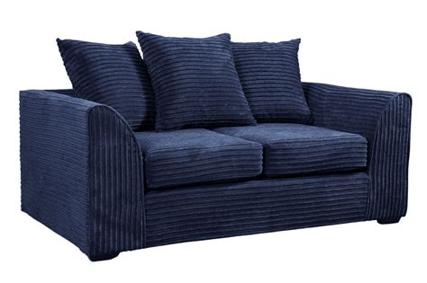 Furnitureinstore Byron Blue Fabric 2 Seater Sofa Sofas From