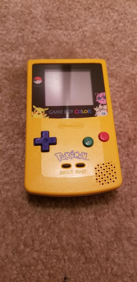 My Limited edition GameBoy Color From The Release of Pokemon Yellow