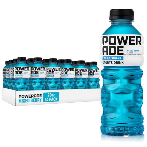Buy Powerade Zero Zero Calorie Electrolyte Enhanced Sports Drinks Mixed Berry 20 Fl Oz 24