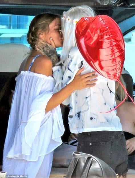 Ruby Rose Shares A Kiss With Girlfriend Harley Gusman In Ibiza Ruby