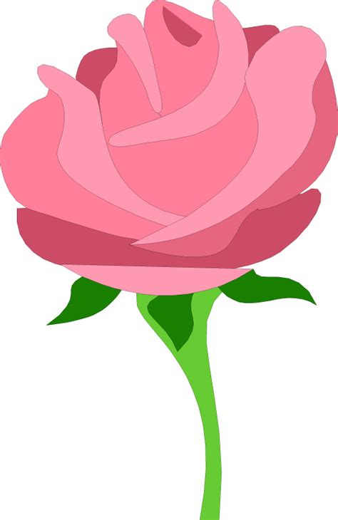 Pink Flower Rose Clipart Clip Art Library
