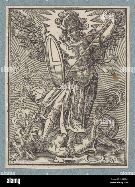 Archangel Michael And The Dragon Archangel Michael Armed With Shield