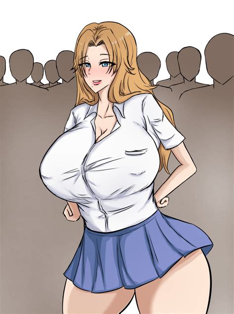 Matsumoto Rangiku Bleach Highres 1girl Breasts Huge Breasts Long