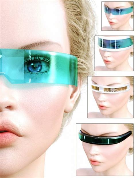 Sci Fi Glasses 3d Models For Daz Studio And Poser