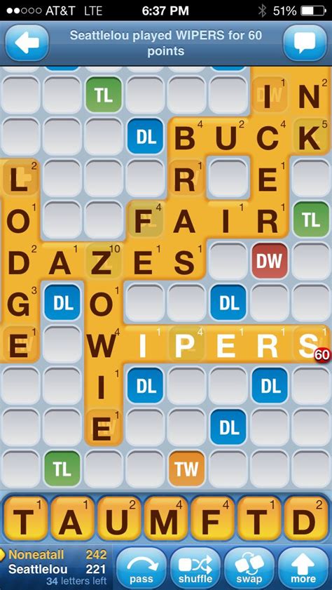 Wipers 60 Words With Friends Point Words Scrabble Words