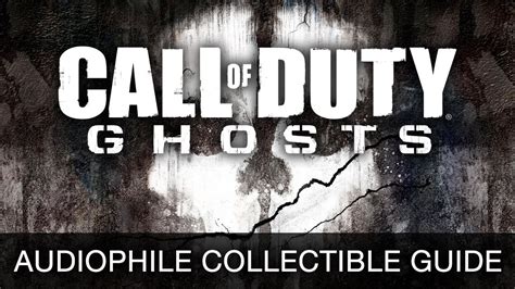 Call Of Duty Ghosts Audiophile Collectible Guide Youtube