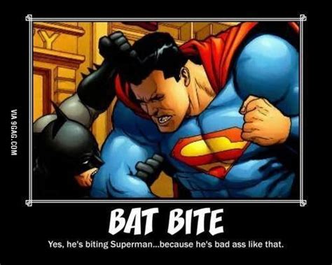 Bat Bite Funny Superman Batman Vs Superman Funny Batman Funny