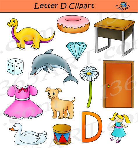 Letter D Clipart Commercial Use Graphics Clipart For School