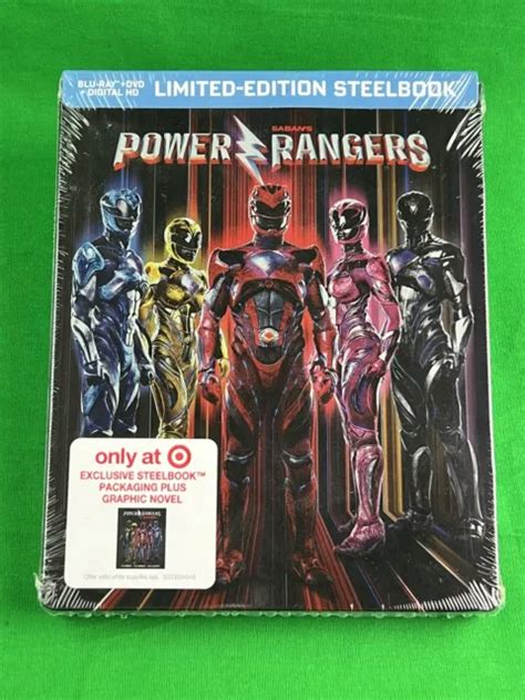 Power Rangers Blu Raydvddigital Steelbook Target Exclusive Brand