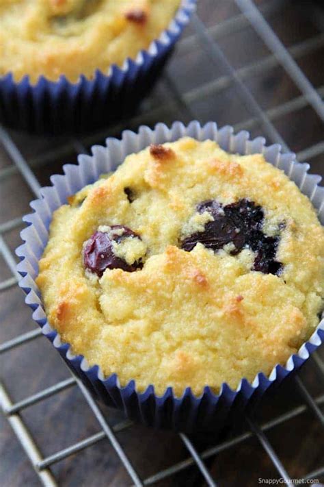 Almond Flour Blueberry Muffins Recipe Snappy Gourmet