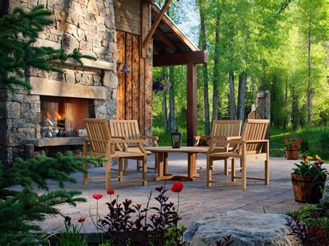 20 Cozy Outdoor Fireplaces Outdoor Design Landscaping