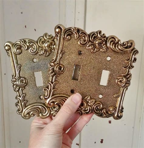 Vintage Light Switch Covers Switchplates By Littlebohocottage On Etsy