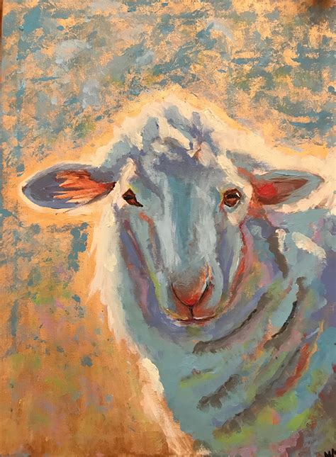 Acrylic Painting Lamb Kunst