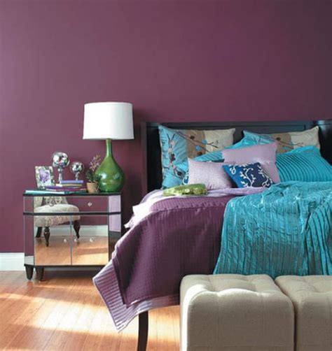 In bedrooms that have small windows, you should opt for a subtle shade of purple as not to darken the room too much. 28 Nifty Purple and Teal Bedroom Ideas - The Sleep Judge