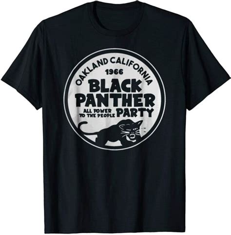 Oakland California 1966 Black Panther Party T Shirt Funny Vintage T
