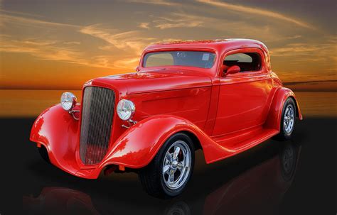 1934 Ford Coupe Custom Hot Rod Photograph By Frank J Benz Fine Art