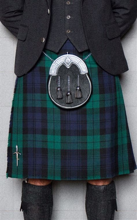 Wed Recommend Teaming Black Watch Tartan With A Grey Tweed Jacket And