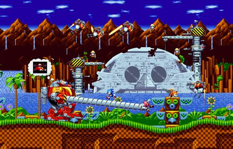 Share a gif and browse these related gif searches. Green Hill|Sonic Mania Custom Scenes by Wilson-M28 on ...