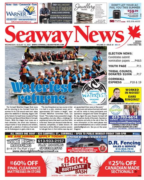 Home Cornwall Seaway News