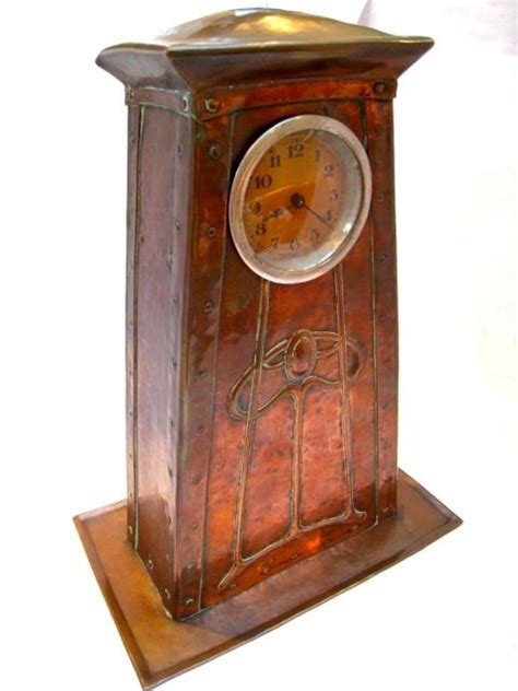 Copper Clock By The Potteries Guild Of Cripples Later Known As The