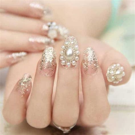 cool rhinestone nail designs  inspiration sheideas