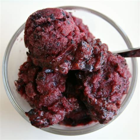 Blueberry Sorbet Recipe Blueberry Juice And Blueberries In Blueberry