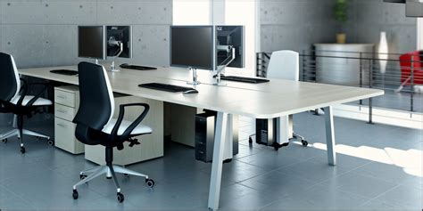 Elite Linnea Double Bench Desk Office Furniture Scene