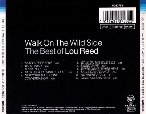 Lou Reed Walk On The Wild Side The Best Of Lou Reed 1977 {reissue} Avaxhome