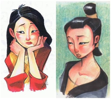 Early Concept Art For Mulan From The Disney Film Mulan 1998 Mulan Disney Disney Films