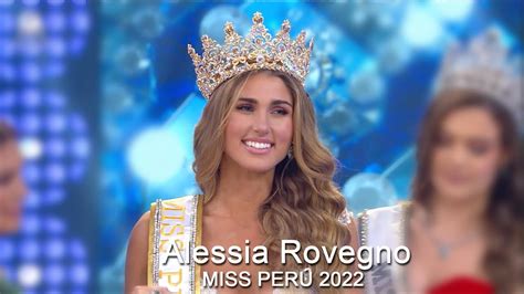 Alessia Rovegno Miss Perú 2022 Edición Reina De Reinas Youtube
