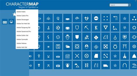 Character Map For Windows 8 And 81