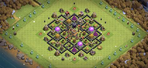 Clash Of Clans Level 8 Town Hall Hybrid Base
