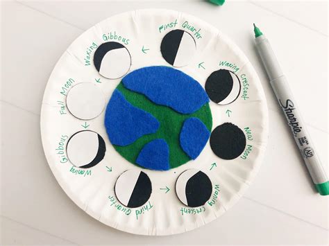 Moon Phases For Kids Little Bins For Little Hands
