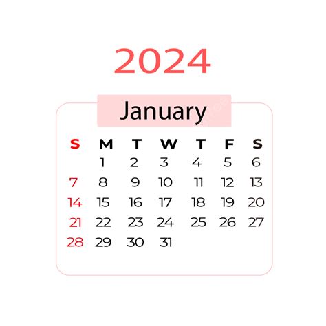January Calendar Simple Orange Calendar January Calendar Png