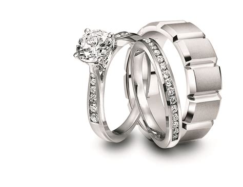 Black diamond rings for which ever reason makes for a perfect valentine's day gift. Engagement Ring and Wedding Band Set for Him and Her: Jeff ...