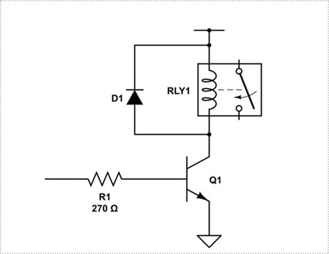 Choosing A Relay Suppression Diode And Transistor For