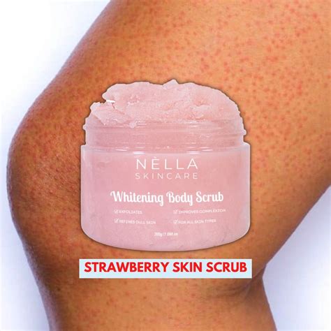 Strawberry Leg Body Scrub Kp Eraser Solution For Chicken Skin Etsy