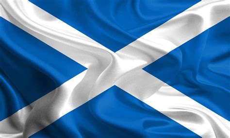 Este emblema se le conoce como la cruz de san andrés. Bandera de Escocia | Banderade.info