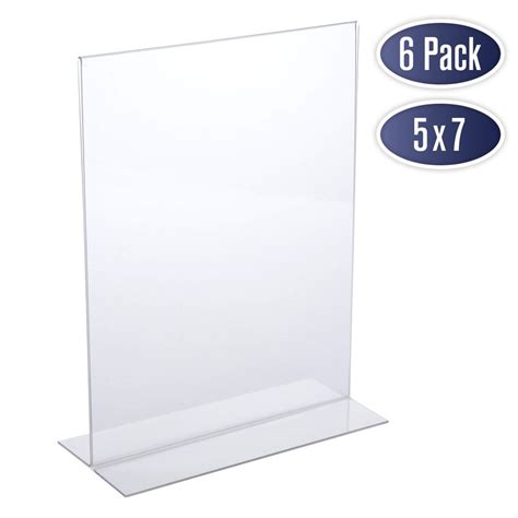 Double Sided Picture Frame 5x7 Acrylic Clear Picture Frames For Photo