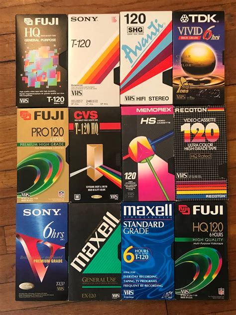 Lets All Take A Moment To Appreciate Blank Vhs Cassette Packaging