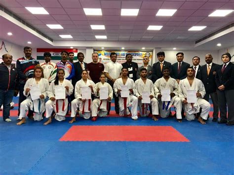 education indian karate team selected for 18th asian games jakarta indonesia
