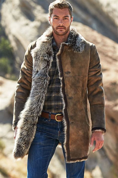 jackson toscana sheepskin coat mens outdoor fashion mens winter fashion winter outfits men
