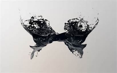Abstract Liquid Splash Butterfly Wallpapers Desktop Background