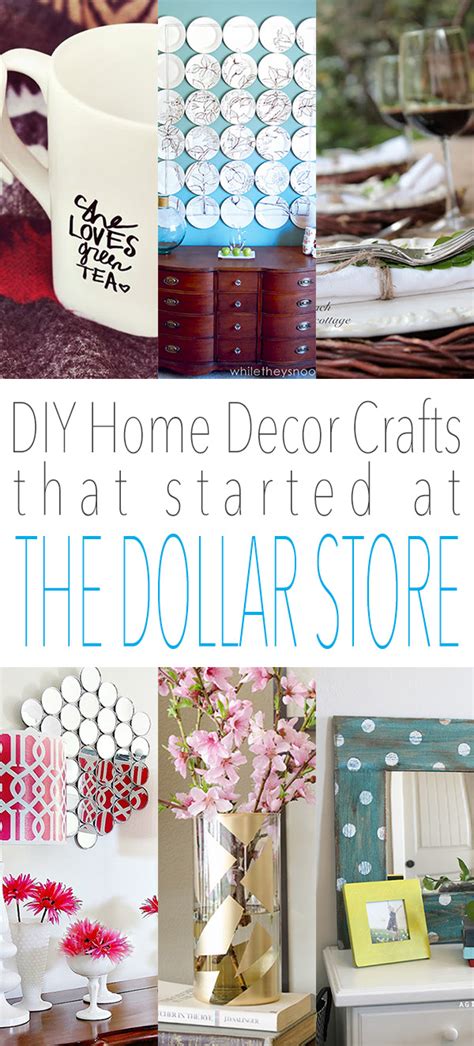 That's not to say you shouldn't try and experiment to get better and create. DIY Home Decor Crafts that Started at The Dollar Store ...