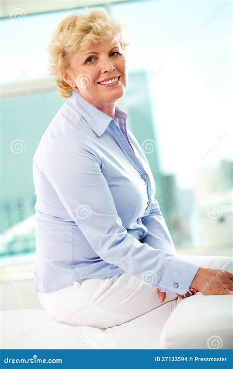 Charming Woman Stock Photo Image Of Caucasian Calm 27133594