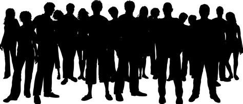 Free Clipart Crowd Silhouette 20 Free Cliparts Download Images On