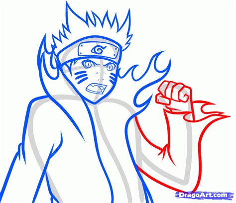 How to Draw Naruto Kurama, Naruto Kurama, Step by Step ...